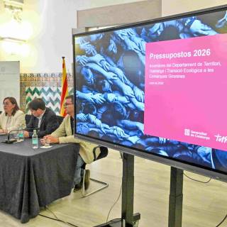 Territori incrementa un 50% les inversions a Girona amb més de 125M€ en habitatge, xarxa viària i transició energètica