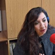 La cantant persa Katy Evoghli, al Cafè de la Ràdio